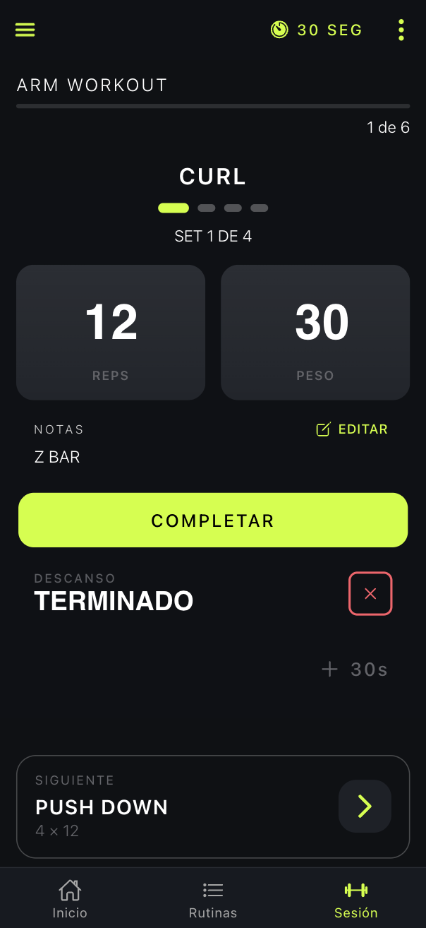 The Fit fitness mobile app