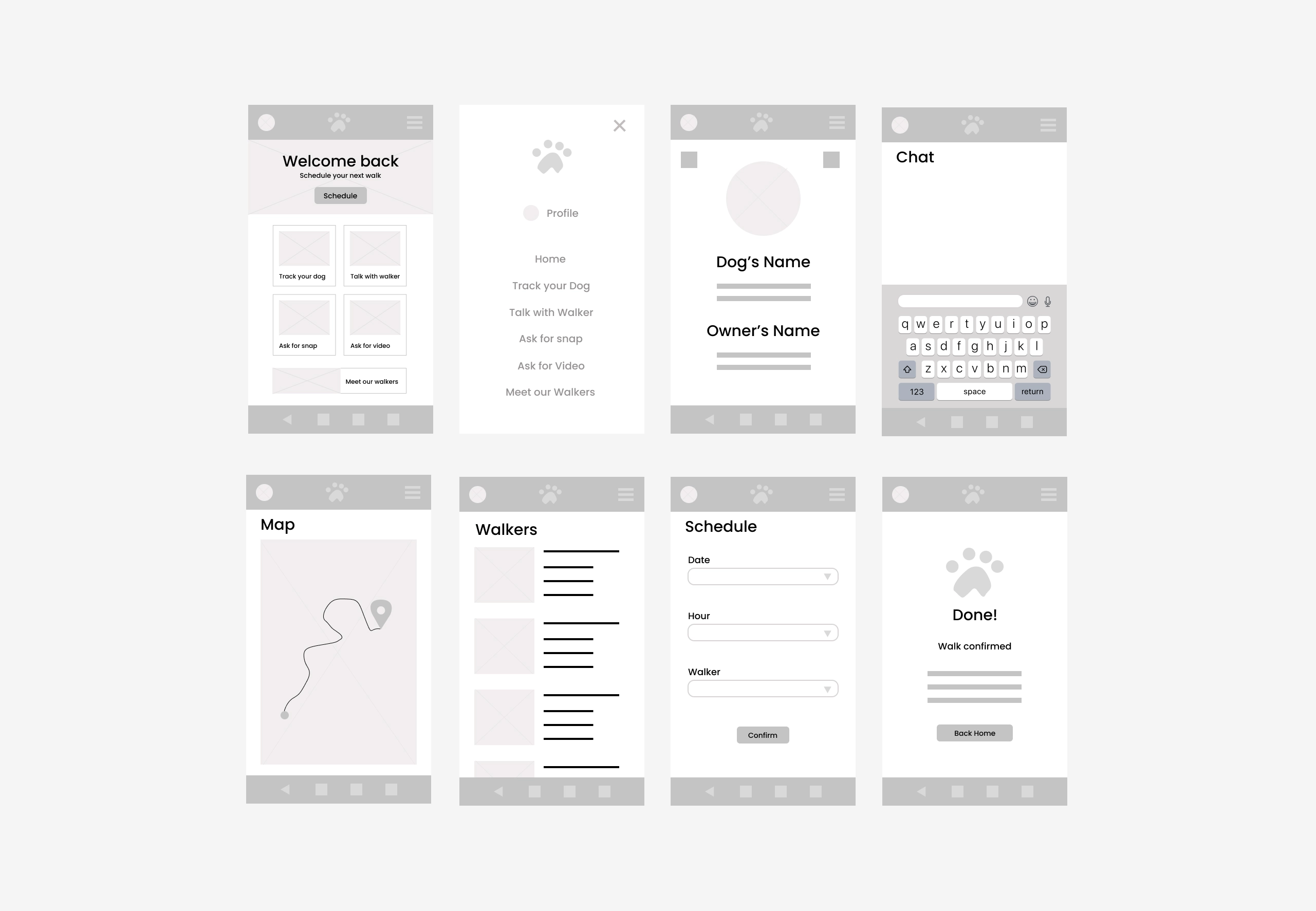 High-Fidelity Wireframes